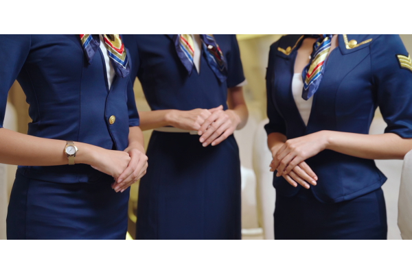 uniformes de azafatas de vuelo
